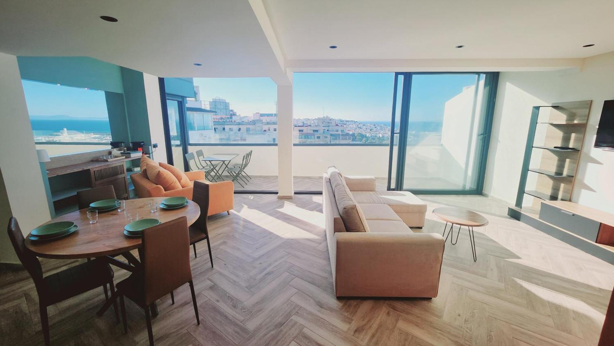 Appartement Vue Sur Mer Tánger Exterior foto